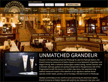 Tablet Screenshot of grandconcourserestaurant.com